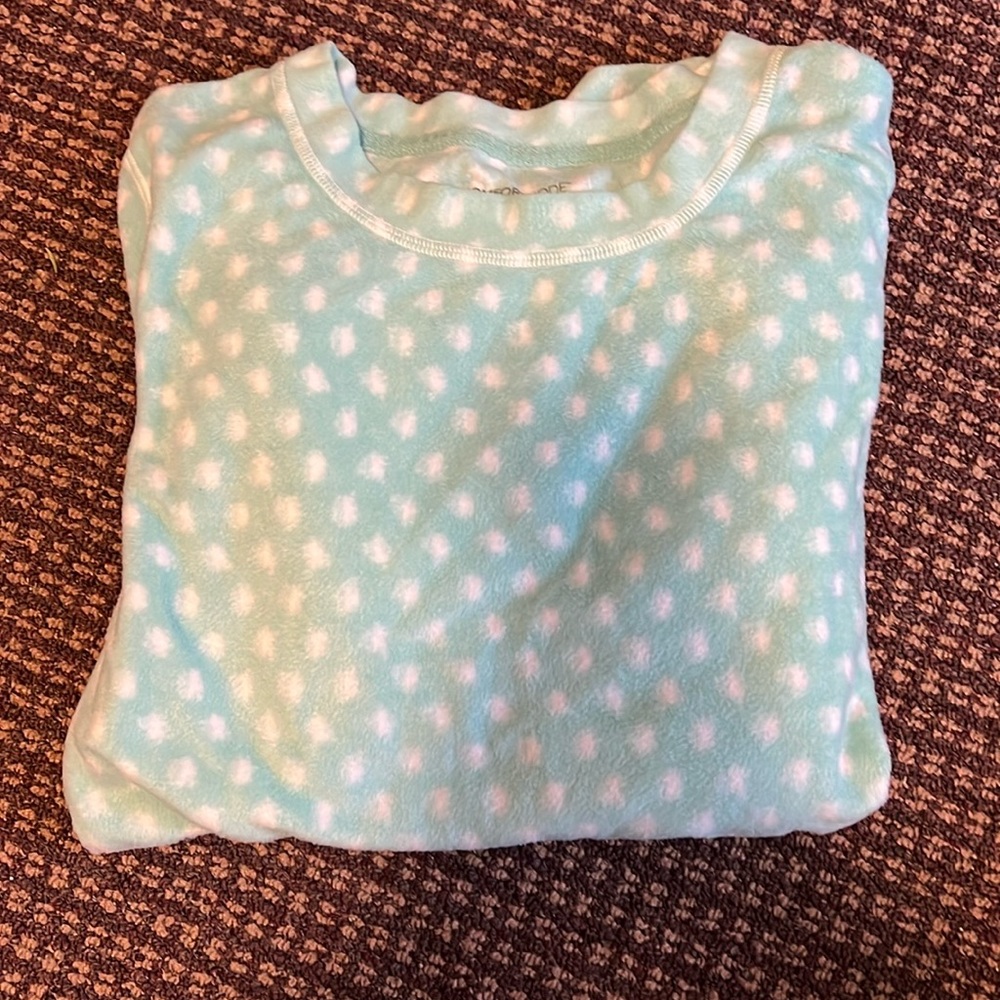 Soft plush pj shirt